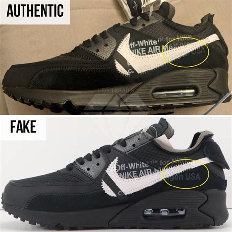 nike off white air max 90 real vs fake|nike air max 90 batman.